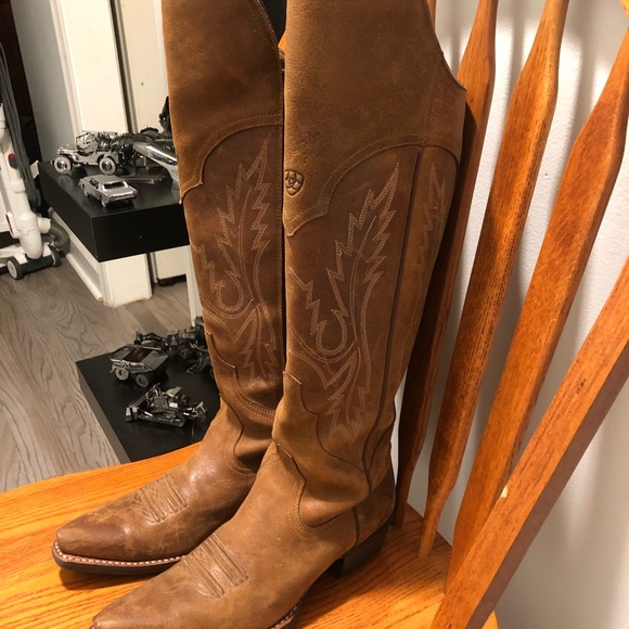 Ariat knee high western boots, rare! - Picture 3 of 5